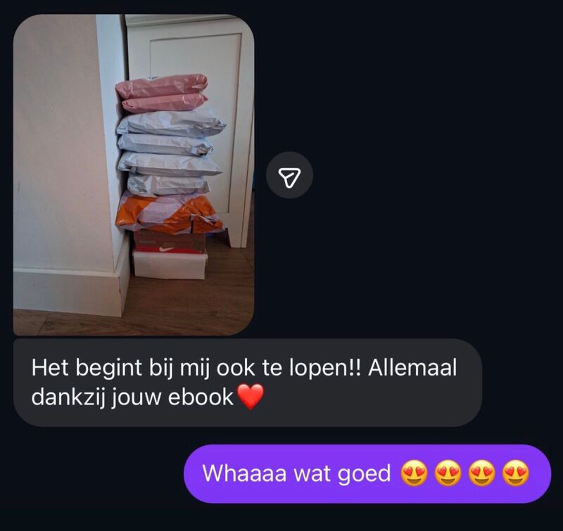 Echt bericht: stapel pakketjes — 'het begint bij mij ook te lopen!'